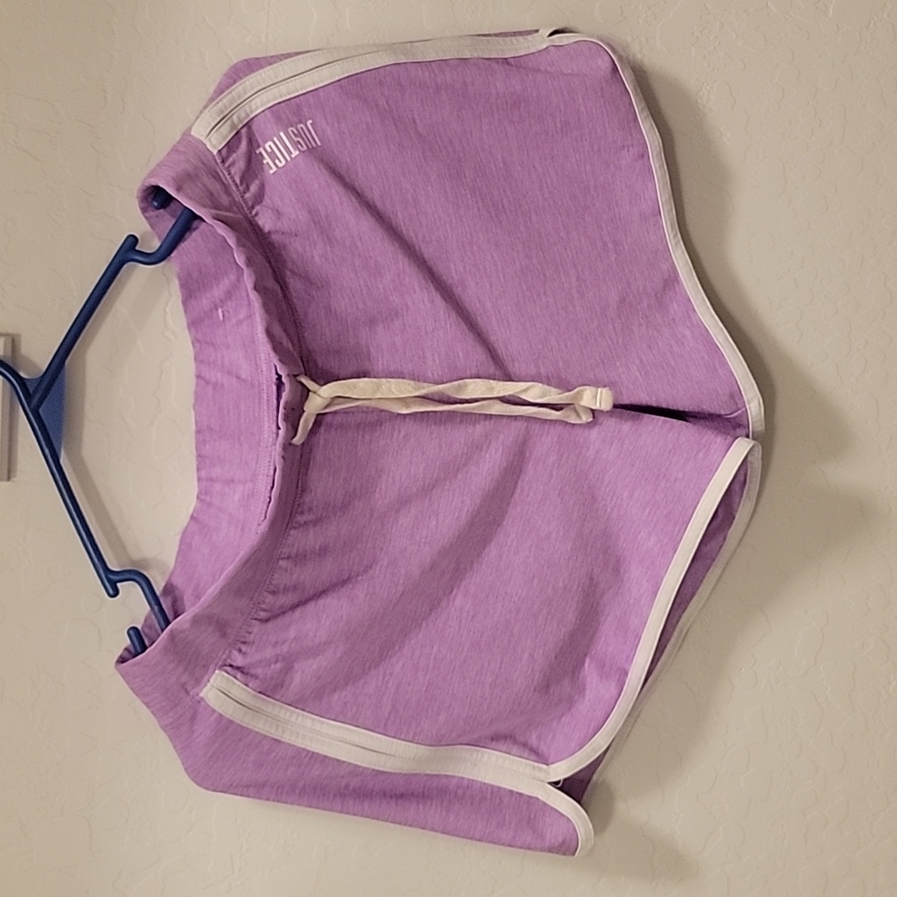 Girls Purple Active Justice Shorts Size 18/20